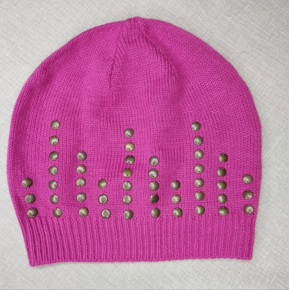 MOSSIMO STUDDED KNIT HAT, Purple - Picture 2 of 5